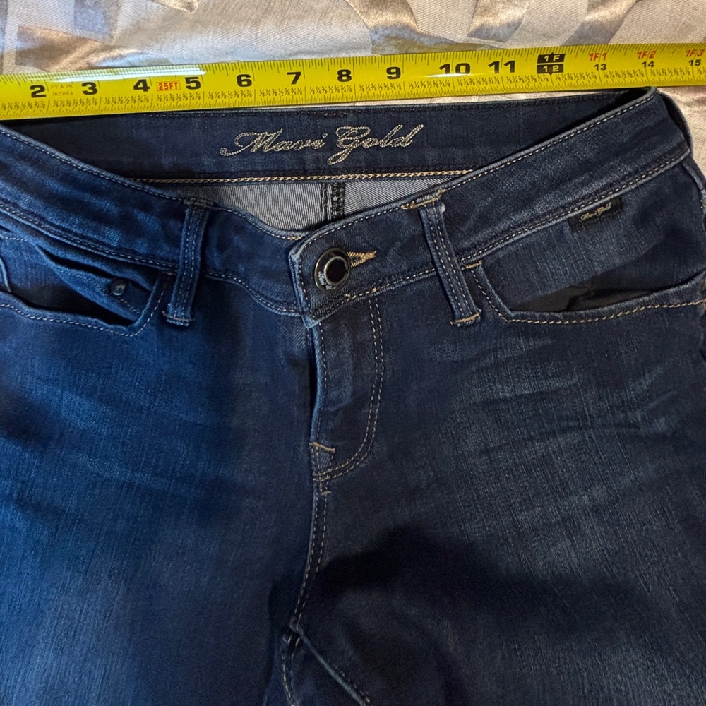 Mavi Gold Low Rise Dark Blue Skinny Jeans 27 x 30 - Picture 3 of 8